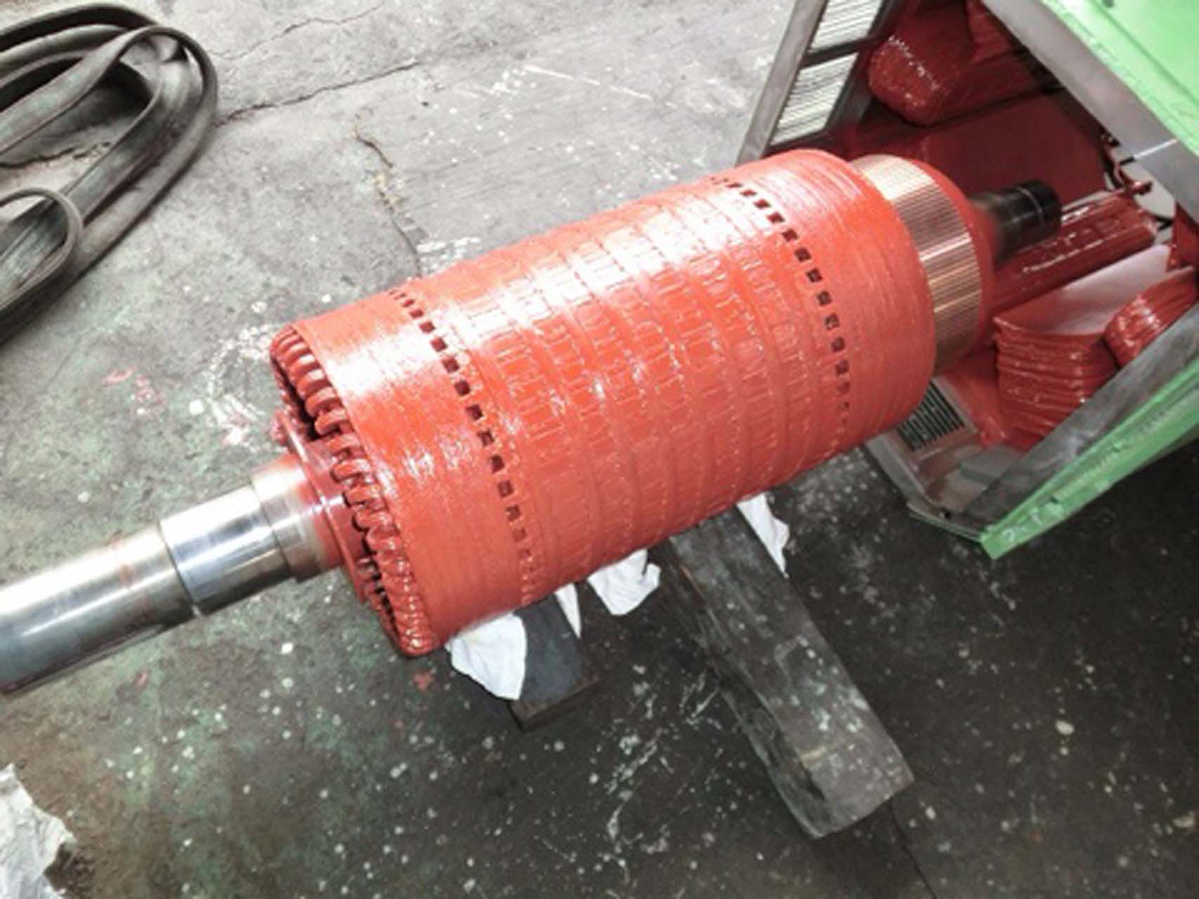 直流モーター整備 直流モーター整備 施工事例 モーター修理 コイル製作の事なら岡山県倉敷市の坂本製作所へ