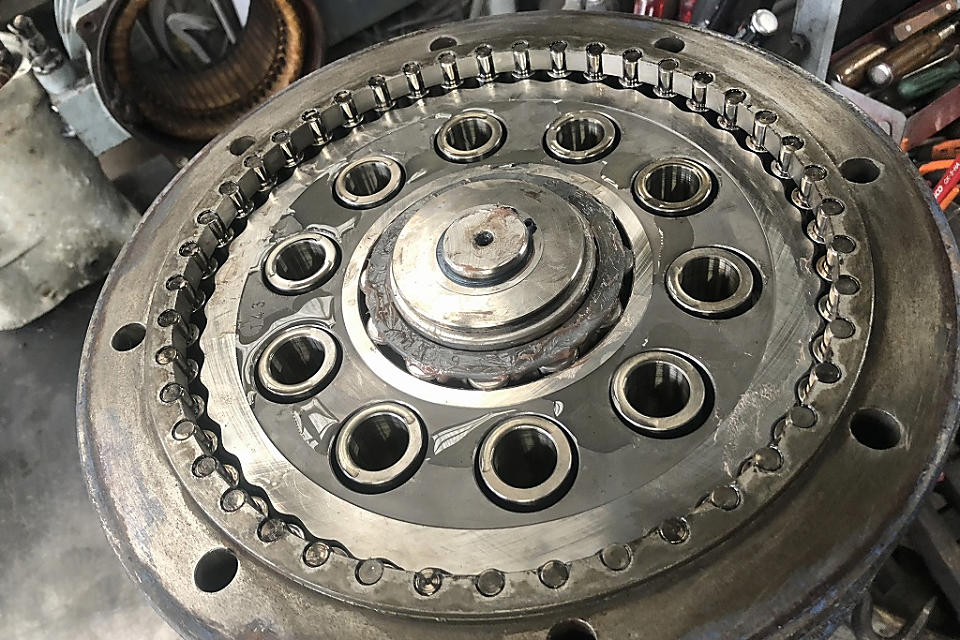 サイクロモーター整備画像